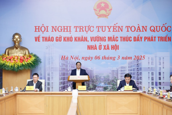 Viglacera cùng nhiều Tập đoàn lớn tham gia Hội nghị toàn quốc tháo gỡ khó khăn, vướng mắc, thúc đẩy phát triển nhà ở xã hội.